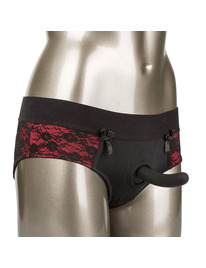 calexotics - scandal set de braguitas sin entrepiernas con didlo talla s/m
