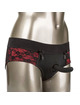 Calexotics - scandal set de braguitas sin entrepiernas con dildo talla s/m