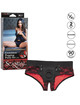Calexotics - scandal set de braguitas sin entrepiernas con dildo talla s/m