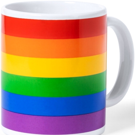 pride - coppa bandiera lgbt in scatola singola kraft /it/pt/it/fr/it/