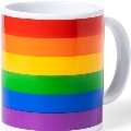 pride - coppa bandiera lgbt in scatola singola kraft /it/pt/it/fr/it/