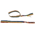 pride - bracciale con sfere in argento con bandiera lgbt