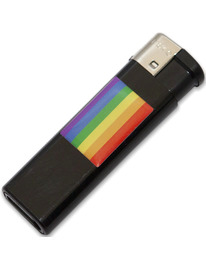 Isqueiro Pride Rainbow Preto