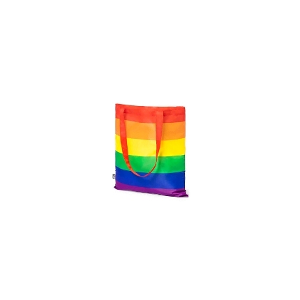 pride - borsa tote con bandiera arcobaleno