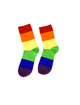 Meias Pride Full Rainbow Tamanho Grande