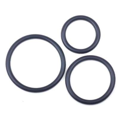 3 x Cockrings Silicone Black 130059