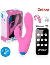 Vibrador Rabbit Oninder Cute com App Rosa