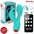 Vibrador Rabbit Oninder Cute com App Verde
