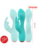 Vibrador Rabbit Oninder Cute com App Verde