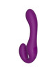 xocoon - strapless strap-on vibrador 2 en 1 con control remoto morado
