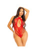 Body Leg Avenue Scollo Vermelho