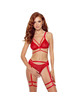 passion - porigelia set rojo s/m