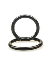 2 x Cockrings Silicone Black 130060