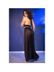 Chilirose - cr 4857 set top y pantalones negro talla s