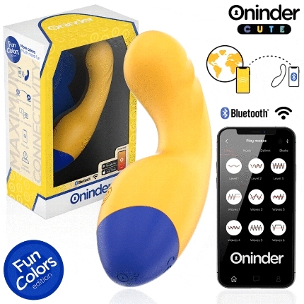 Vibrador Oninder Love Buddy com App Amarelo