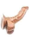 Dildo Being with Testicles Brown 16.5 cm 234027