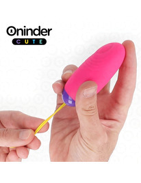 Ovo Vibratório Oninder Amore com App Rosa e Roxo