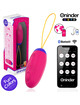 Ovo Vibratório Oninder Amore com App Rosa e Roxo