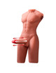 Masturbador Xise Jason Mezzo Torso com Vibração 55 cm