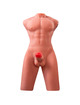 Masturbador Xise Jason Mezzo Torso com Vibração 55 cm