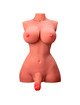 Masturbador Xise Torso Feminino Trans com Vibração 49 cm