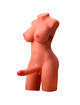 Masturbador Xise Miah Torso Feminino Trans com Vibração 55 cm