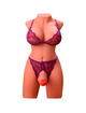 Masturbador Xise Miah Torso Feminino Trans com Vibração 55 cm