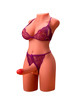 Masturbador Xise Miah Torso Feminino Trans com Vibração 55 cm