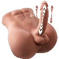 xise - bertlett dildo ass masturbador dildo y ano realÍstico posiciÓn frontal con thrusting 18 cm