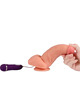 shequ - red eagle dildo vibrador con control remoto 17 cm
