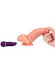 shequ - soldier dildo vibrador con control remoto 16 cm