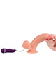 shequ - apolo dildo vibrador con control remoto 24,5 cm