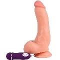 Vibrador Realístico Shequ Lungton com Comando 22,5 cm