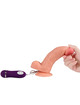 shequ - iron dragon dildo vibrador con control remoto 17,5 cm