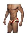 Sunga Addicted Woof Digital Brief Laranja,500135