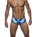 Sunga Addicted Woof Digital Brief Azul Marinho