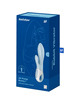 satisfyer - air pump bunny 1 vibrador inflable rabbit azul
