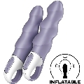 satisfyer - air pump vibrator 1 vibrador g-spot inflable morado
