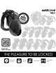 Addicted toys locked - mindnight cell jaula para pene talla s 4.8 cm