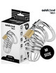 addicted toys locked - iron cell jaula para pene de metal talla m