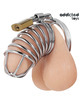 addicted toys locked - iron cell jaula para pene de metal 4 cm talla s