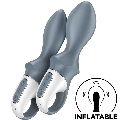 satisfyer - air pump booty 1 vibrador inflable anal gris