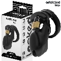 addicted toys locked - forbidden vault jaula para pene 10 cm