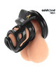 addicted toys locked - gilden cage jaula para pene de silicona 8,5 cm