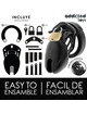 Cinto de Castidade Addicted Toys Locked Obsidian Small Preto