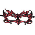 queen lingerie - lace mask with red details