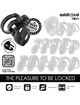 addicted toys locked - eternal lock penis cage 9 cm