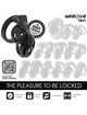 addicted toys locked - sealed crypt jaula para pene 8 cm
