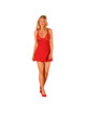 Babydoll Obsessive Kiann com Luvas Vermelho