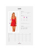 Babydoll Obsessive Kiann com Luvas Vermelho